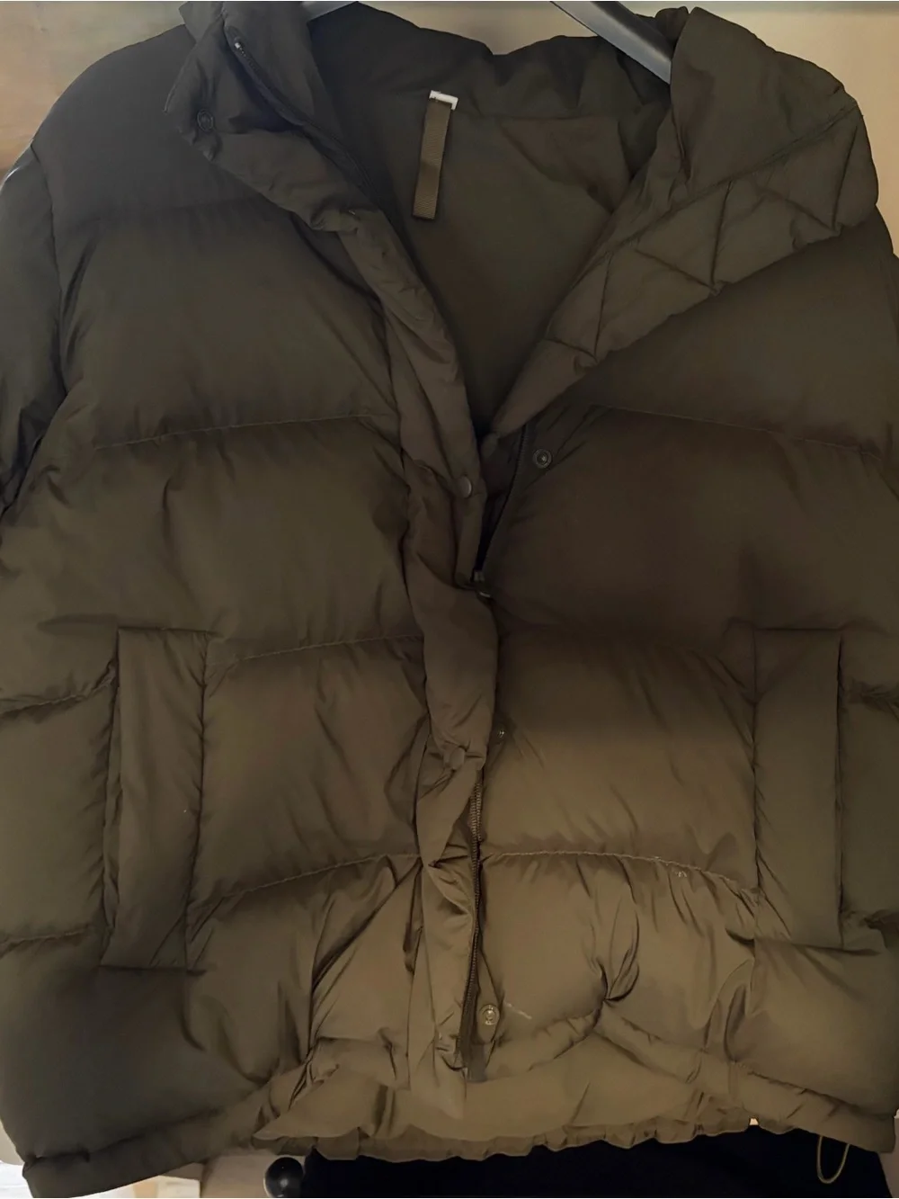 lululemon athletica Olive Quilted Puffer Jacket